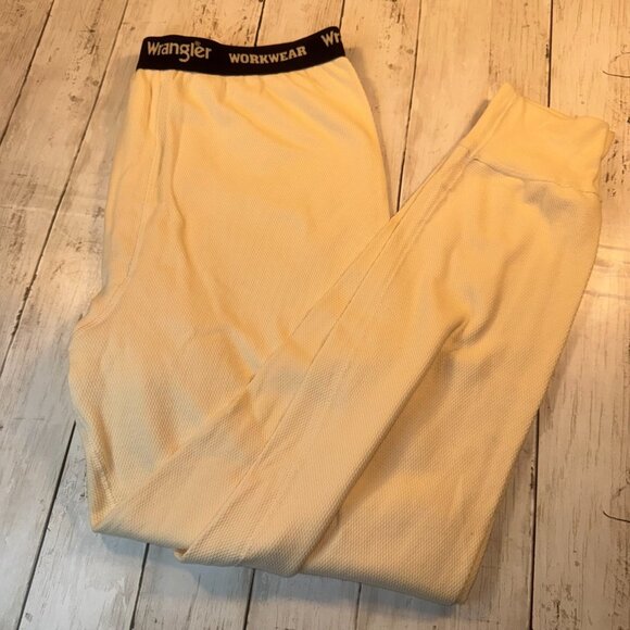 WRANGLER Workwear Base Layer Thermal Long John Pants Size XL Beige - Picture 4 of 5